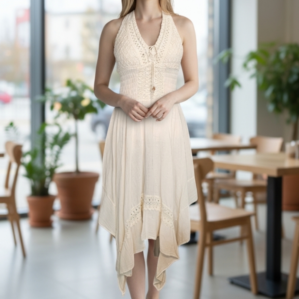 Gorgeous Handmade Stitch Halter Dress